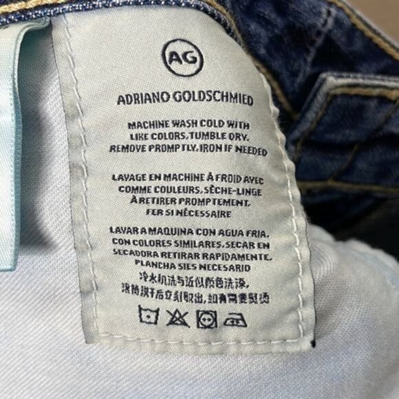 Adriano Goldschmeid 26 Phoebe Vintage High Waisted Tapered Leg Crop Jeans $255 - Picture 14 of 16